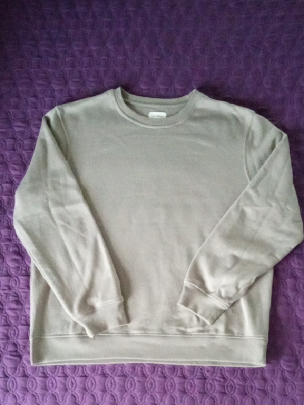 *3/$10* Aeropostale Men's Crewneck Sweatshirt - Taupe Beige